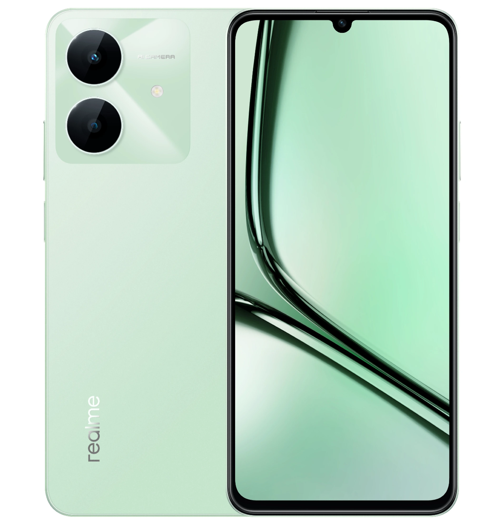 Realme-Note-60X-Green.webp Realme Note 60x (64GB/3GB; 8MP Dual Camera; 5000mAh) - Image 1